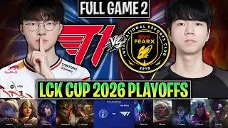 T1 vs BFX GAME 2 LCK CUP 2026 PLAYOFFS | FULL GAME | T1 vs BNK FEARX G2 LCK 2026
