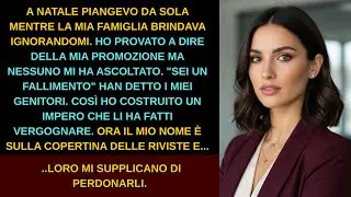 A Natale la mia famiglia ha brindato mentre io piangevo da sola, ignorata da tutti.