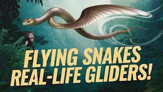 Flying Snakes: The Real-Life Gliders of Southeast Asia#FlyingSnakes #GlidingSnake #WildlifeDiscovery