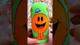 ASMR UNBOXING Mr Men and Little Miss Nesting Dolls Review ❤️#shorts #asmr #mrmen #trending #viral