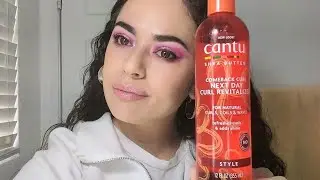 Cantu For Natural Hair Comeback Curl Next Day Curl Revitalizer Review