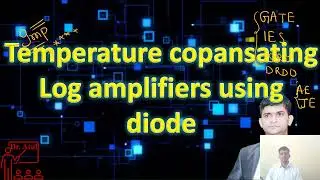 L301 Temperature compansated Log amplifiers using diode #IC #aktu #AKTUECE5th pen and paper