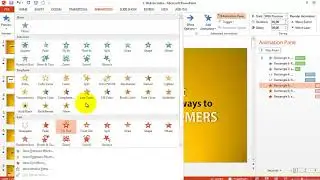 PowerPoint: Freshsentation Video Version: Change Animations