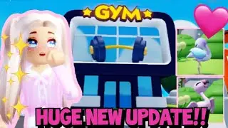 *HUGE UPDATE* Gym+ 11 FLAMINGOS!! 😍 (Roblox RoPets Update) ⭐💗