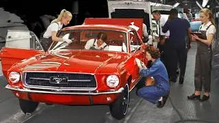 How Ford Mustang Was Made in the Good Old USA &ndash; Ford Nostalgic Retro Car Factory tour