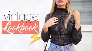 THRIFTED LOOKBOOK 2016 // 3 Vintage Outfits