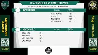Beaconsfield v Hampton Park