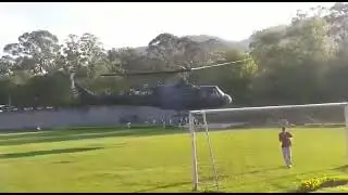 Aproximaci&oacute;n en Medellin #bellhelicopter #medellin #helicopter #ejercitodecolombia #2016 #huey