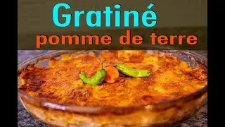 Finger-cut potato gratin, easy to make