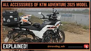 Ktm adventure  2025 model all accessories  #ktm #ktmadventure250 