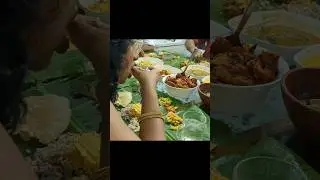 Not a big fan of Sadhya, but! 🌻 #onam2025