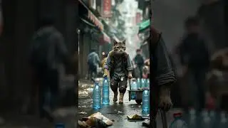 Rescuing a Starving Cat from the Trash