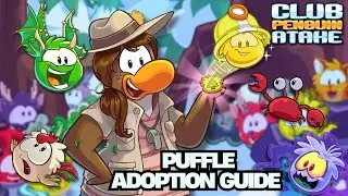 HOW TO ADOPT ALL PUFFLES! 🐾 FREE ADOPTION FORM GUIDE | CLUB PENGUIN ATAKE