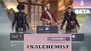 Humankind Hardest Difficulty - Full Playthrough 1 - Closed Beta - 4xAlchemist - Pt 2