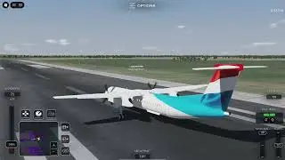 Luxair Q400 Full Flight | Paphos - Southampton | Project Flight