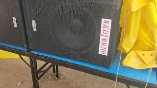 navratri me dj setup ahuja 2bass swx1000 .and 3 top spx800  2020
