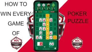 (Earn money in lockdown)Poker puzzle tricks | MPL Poker puzzle hack | Win Every game in poker puzzle