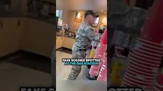 Fake SOLDIER at Gas Station ⛽️ 🥸