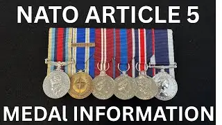 МЕДАЛЬ СТАТЬИ 5 НАТО #nato #britisharmedforces #britishsoldier