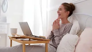 tectake - Table de lit pour Portable Computerbord Tavolino pieghevole e portatile Houten laptoptafel