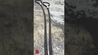 37-Ton Wire Rope Slings Ready to Work | Standard Eye 2&rdquo; x 28&rsquo;
