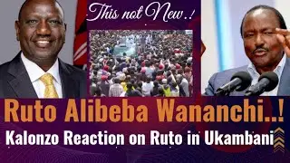 Kalonzo Reaction on Ruto ukambani Political Tour | We Know Yeye Hubeba Wananchi na Magari ya Shule