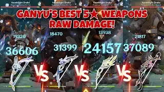 The First Great Magic is Now Ganyu&rsquo;s Best Weapon? Best 5★ Weapons for Ganyu Raw Damage Comparisons!