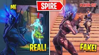 I Pretended To Be The Spire BOSS In Fortnite (Mythic Shotgun)