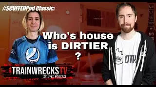 Who's Room is Dirtier? Asmongold vs XQC | TrainwrecksTV Scuffed Podcast