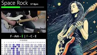 Gilmour (ish) Guitar Backing Track in A Minor