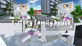 ꣖ ‎ ‎ֹ ‎ִ☁️ 2-story family house ♡「 id save and edit 」sakura school simulator〣﹢ֹ