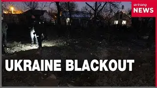 Blackout in Ukraine as Russian drone strikes cut power