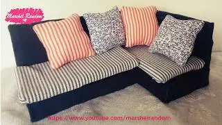 COMO HACER UN SOFÁ EN MINIATURA  - living room 💓