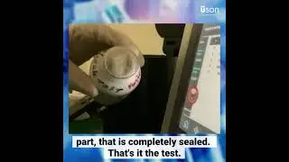 Sealed Component  leak test using the Sprint mD