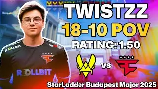 TWISTZZ 18-10 POV vs Vitality (Nuke) | GRAND FINAL StarLadder Budapest Major 2025