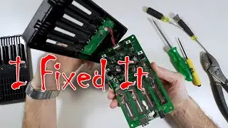 Breakdown and repairing the Li-ion Charger from Amazon - Zanflare C4