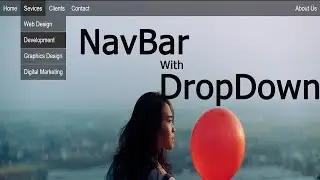 Navigation Bar With DropDown Menu