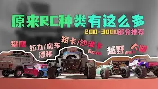 RC入门 原来RC种类有这么多 有你心爱的车型吗? 玩越野要小心