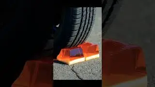 🎯 Crushing Crunchy Things Under Car Tyre | Viral Crushing Experiment#shortfeed #viralasmr