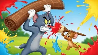 Tom and Jerry: The Ultimate Paint Battle! 🎨🖌️ | Funny Cartoon