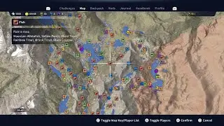 Call of the Wild: The Angler PS5 Vista Points 12/12 N Lakes 26/26 Locations