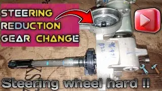 Starting reduction gear change || Starting wheel hard || Steering 1 side pulling || problem solve#yt