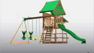 Columbia Climbing Frames Swingset