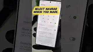 Samsung Navbar customisation 🔥🤯 | #shorts #tech #samsung #customization #update