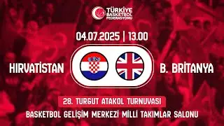 Hırvatistan – Büyük Britanya 28. Turgut Atakol Turnuvası