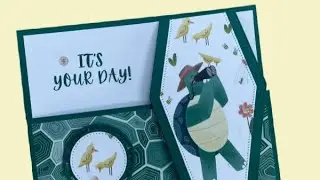 Turtley Cute Flip Flap Fun Fold