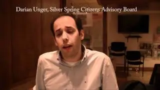 Board member Darian Unger questions curfew during, after Silver Spring CAB meeting, 9/12/11