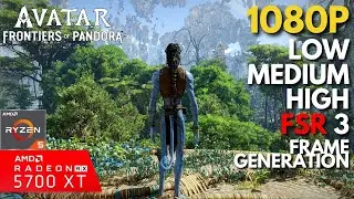 Avatar: Frontiers of Pandora - RX 5700 XT | All Settings + FSR 3 Tested