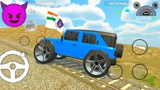 Mahindra Thar Modified 3D Game 😍 | Indian Car Simulator Android #shortsfeed