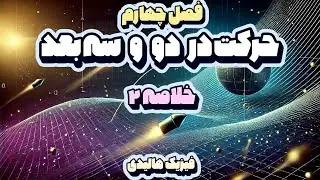 خلاصه‌ای از فصل چهارم کتاب مبانی فیزیک، نوشته هالیدی، رزنیک و واکر. قسمت دوم